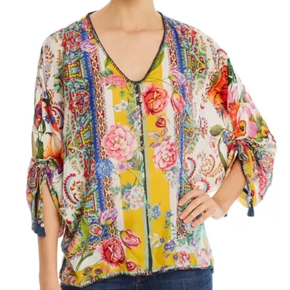 Johnny Was Sorbet XL floral top